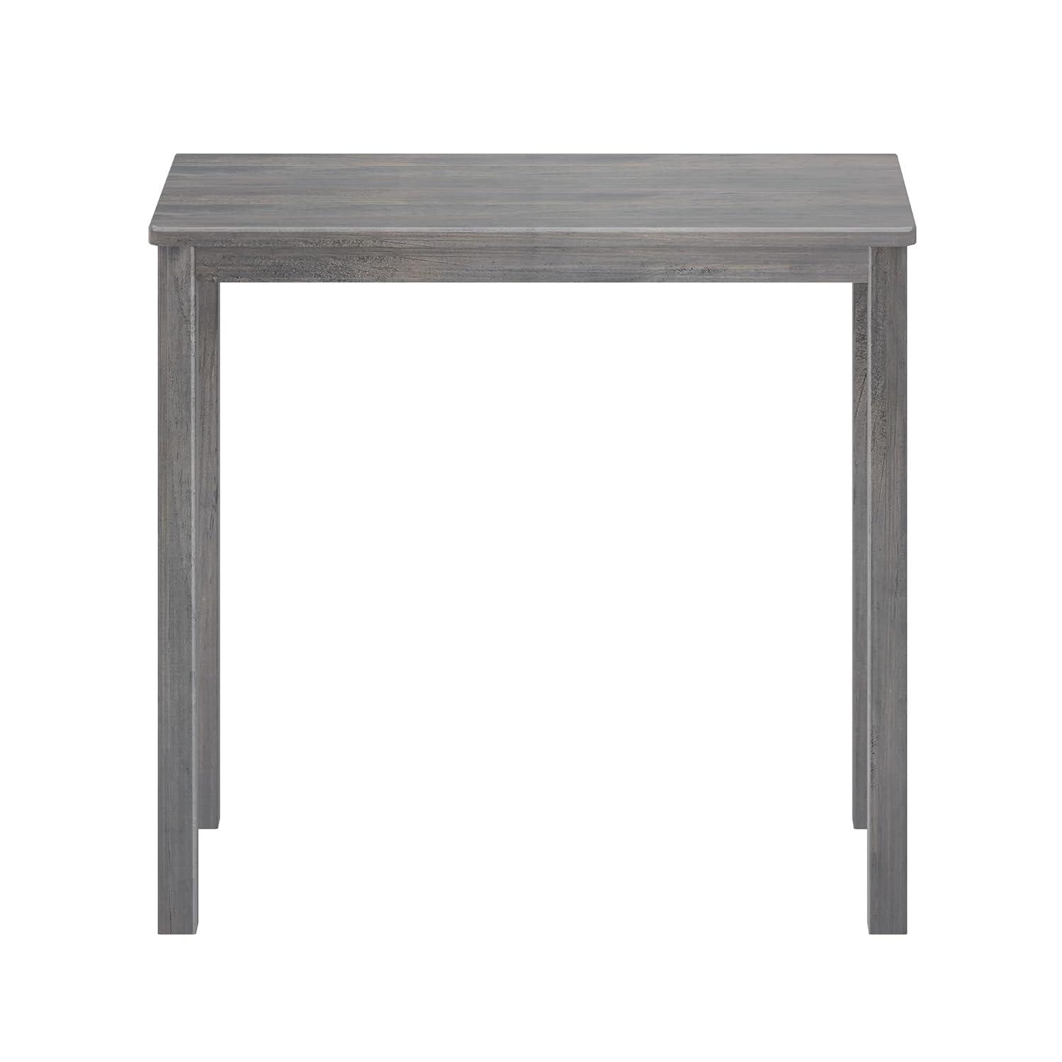 Max & Lily Modern Farmhouse Solid Wood Reading Work Desk, Driftwood