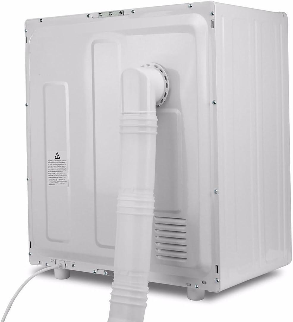 Barton Tumble Dryer White Heat Control Automatic Portable Electric RV 2.6 cu ft