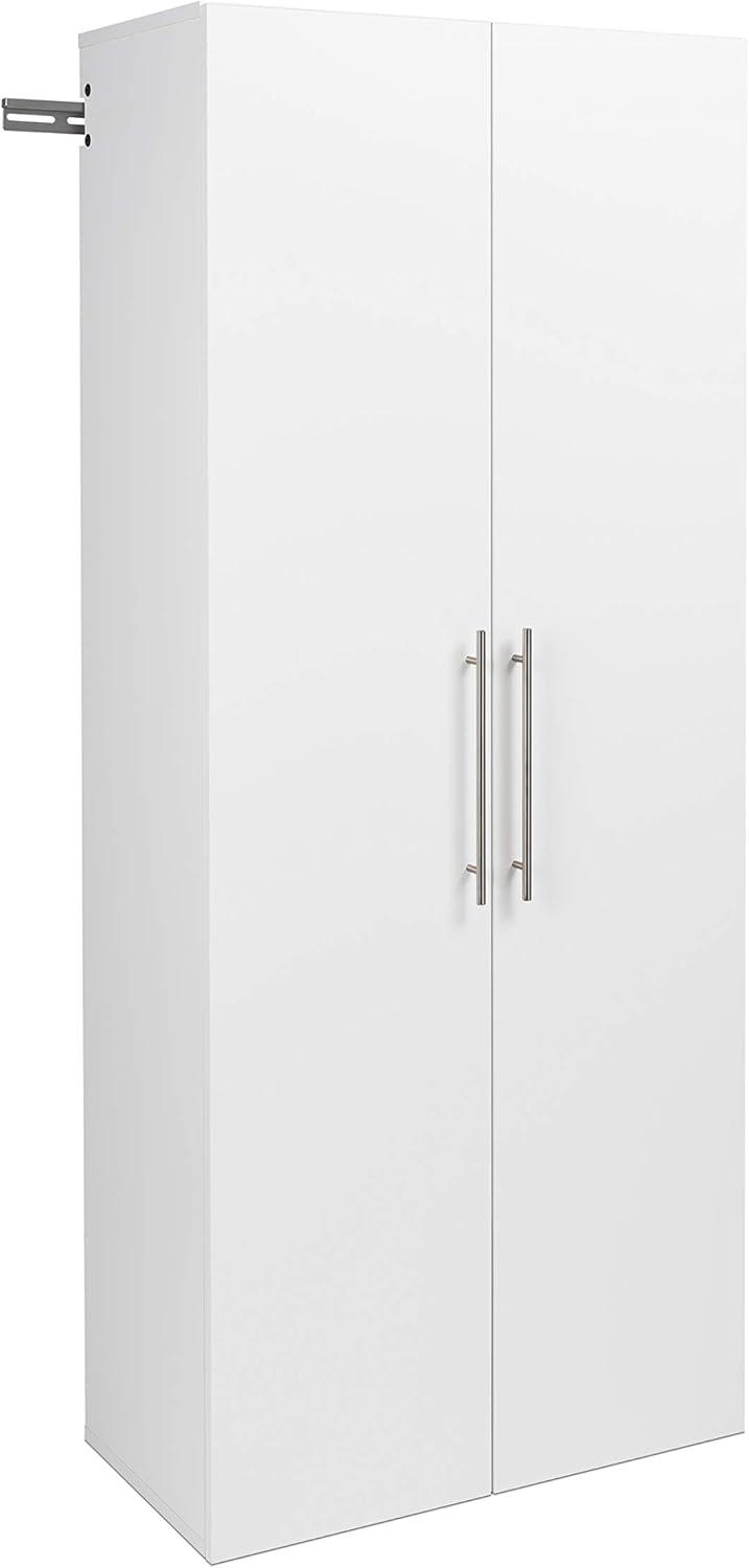 30" Hangups Large Storage Cabinet White - Prepac: Wall Mounted, Workshop & Office Organizer