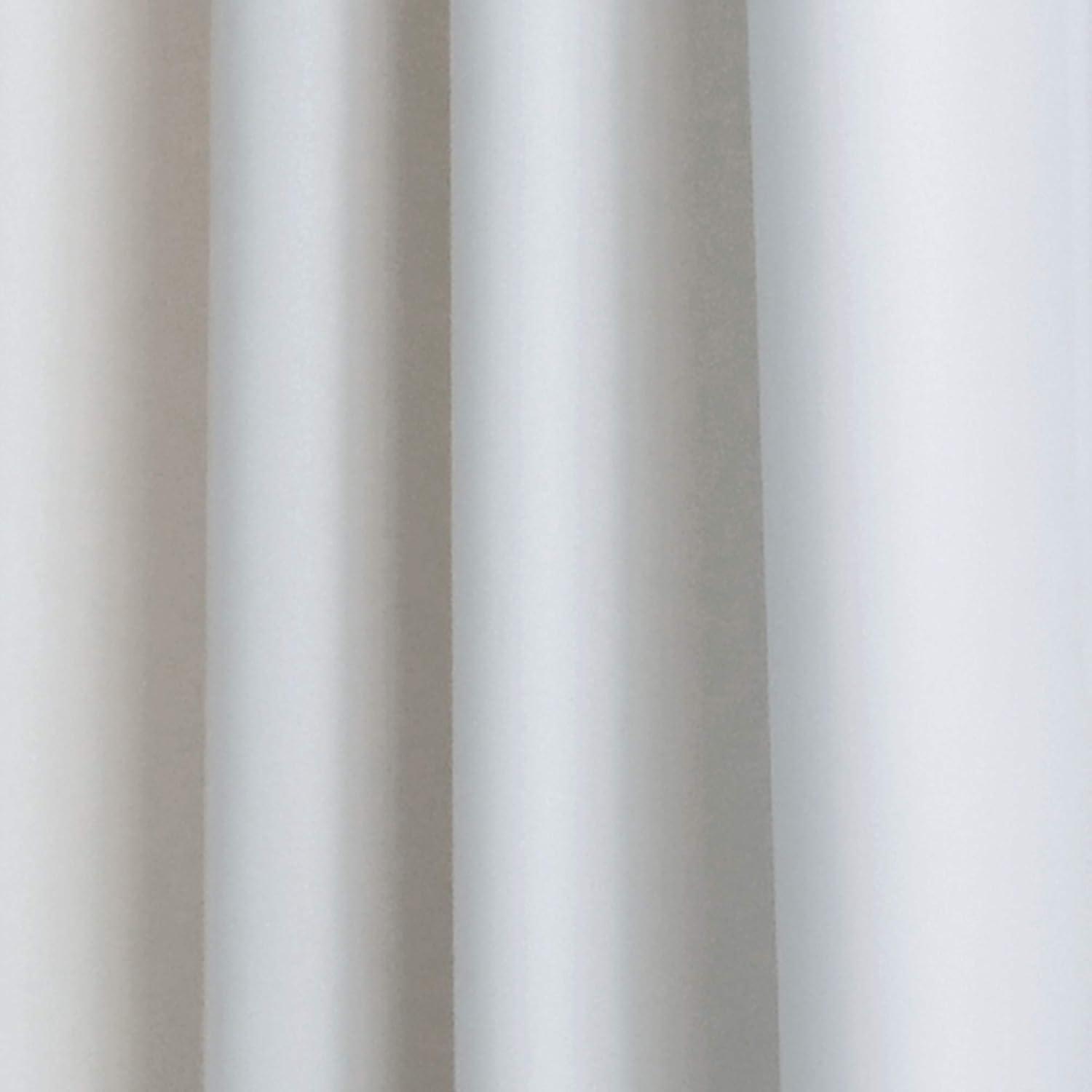 Curtainworks Kendall Indoor Curtain, Polyester Room Darkening Grommet Single Panel , White , 52"x95"
