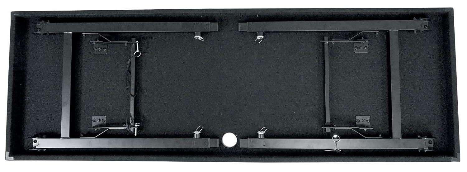 Rockville RTBL4 Adjustable Height DJ Table Folding Legs + Carry Bag 20" x 60"