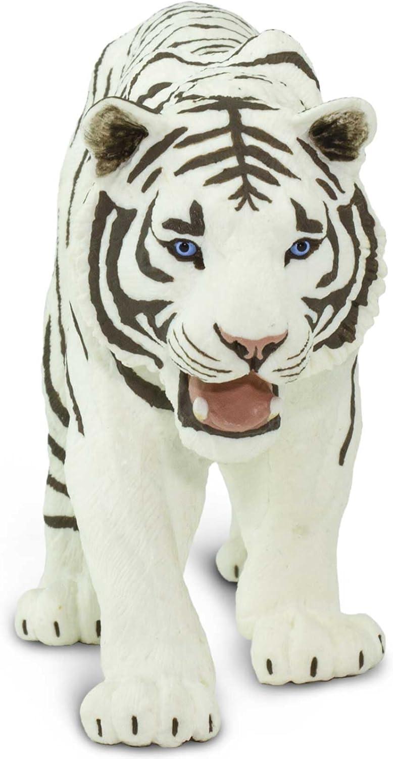 Safari Ltd. White Siberian Tiger Figurine - Realistic 10" Figure - Educational Toy for Boys, Girls, & Kids Ages 3+
