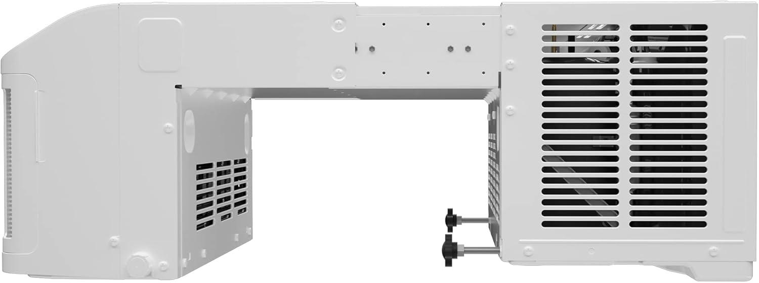 GE Profile ClearView 8300 BTU Smart Window Air Conditioner with Built-In Wi-Fi and Ultra-Quiet Operation for Medium Rooms (White)