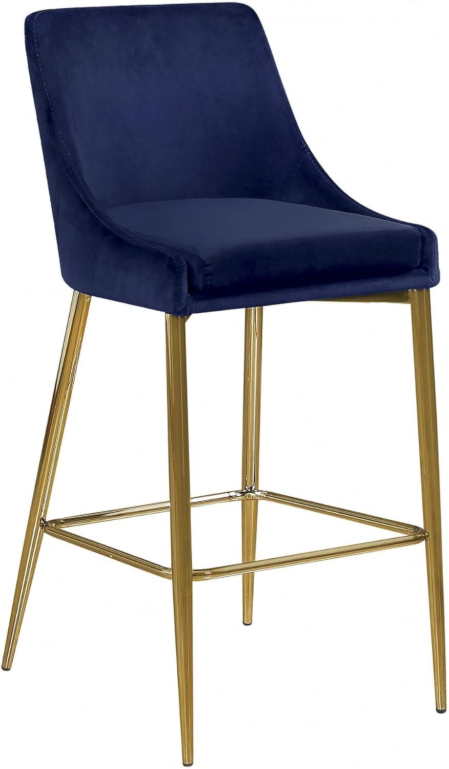 Ellenberger Upholstered Counter Stool with Metal Frame