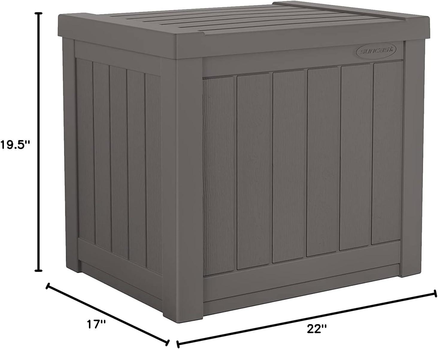 Suncast 22 Gallons Water Resistant Resin Deck Box