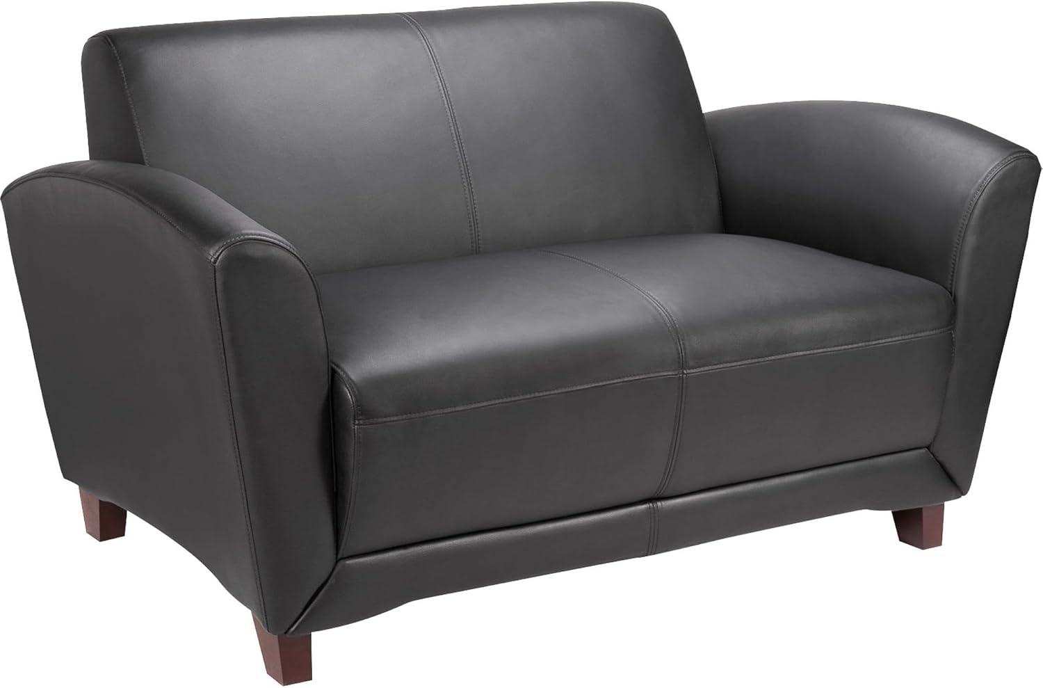 Accession Faux Leather 55'' Reception Sofa