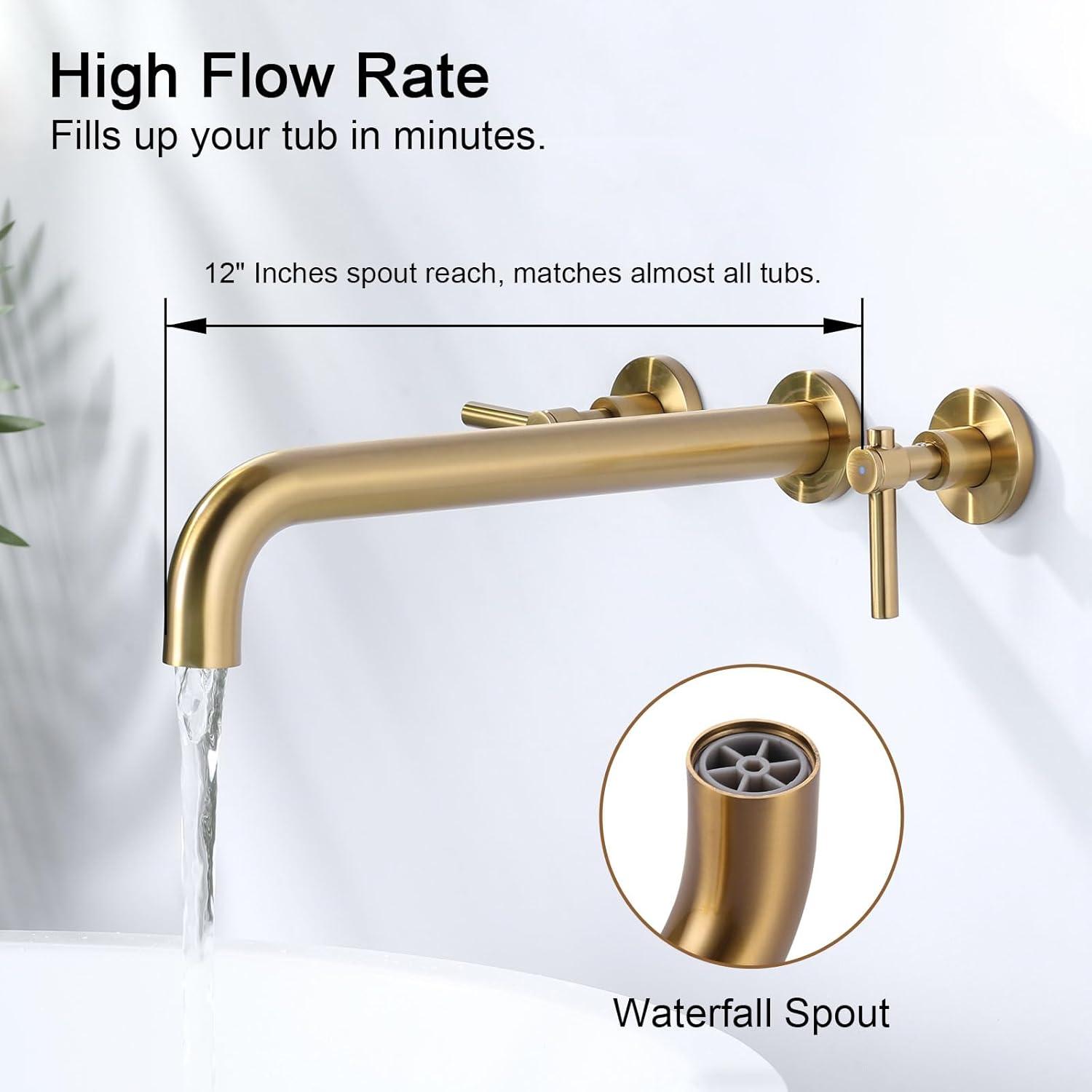 Wall Mounted Optional Bathroom Faucet