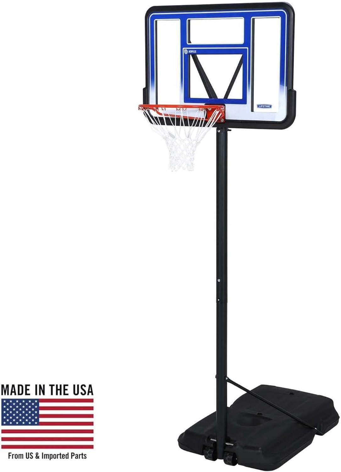 Lifetime Adjustable Portable Basketball Hoop (42-inch Acrylic) - 1270