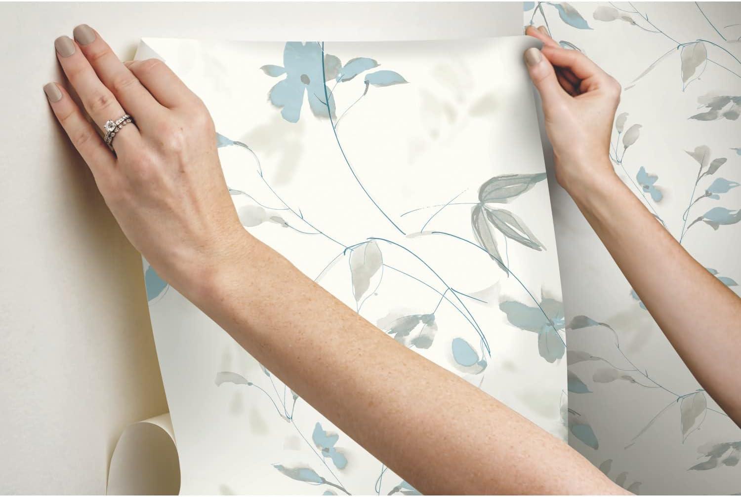 Linden Flower Premium Peel + Stick Wallpaper - Natural