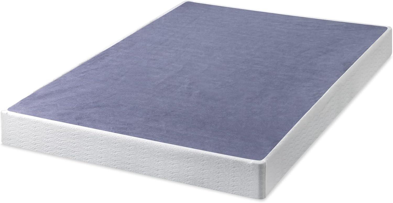 Queen 7" Metal Smart BoxSpring Mattress Base with Quick Assembly Purple - Zinus: Durable Steel Frame, Easy Setup, 5-Year Warranty