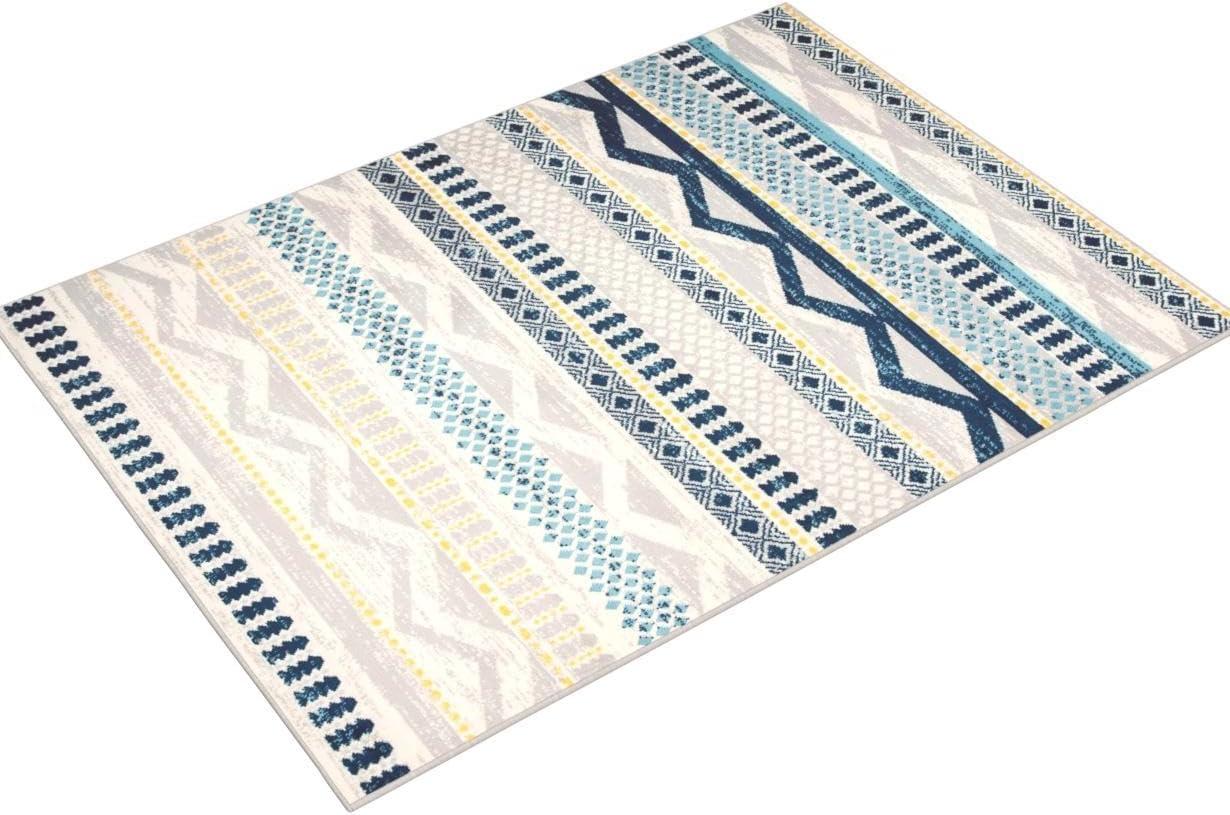 World Rug Gallery Boho Geometric Area Rug