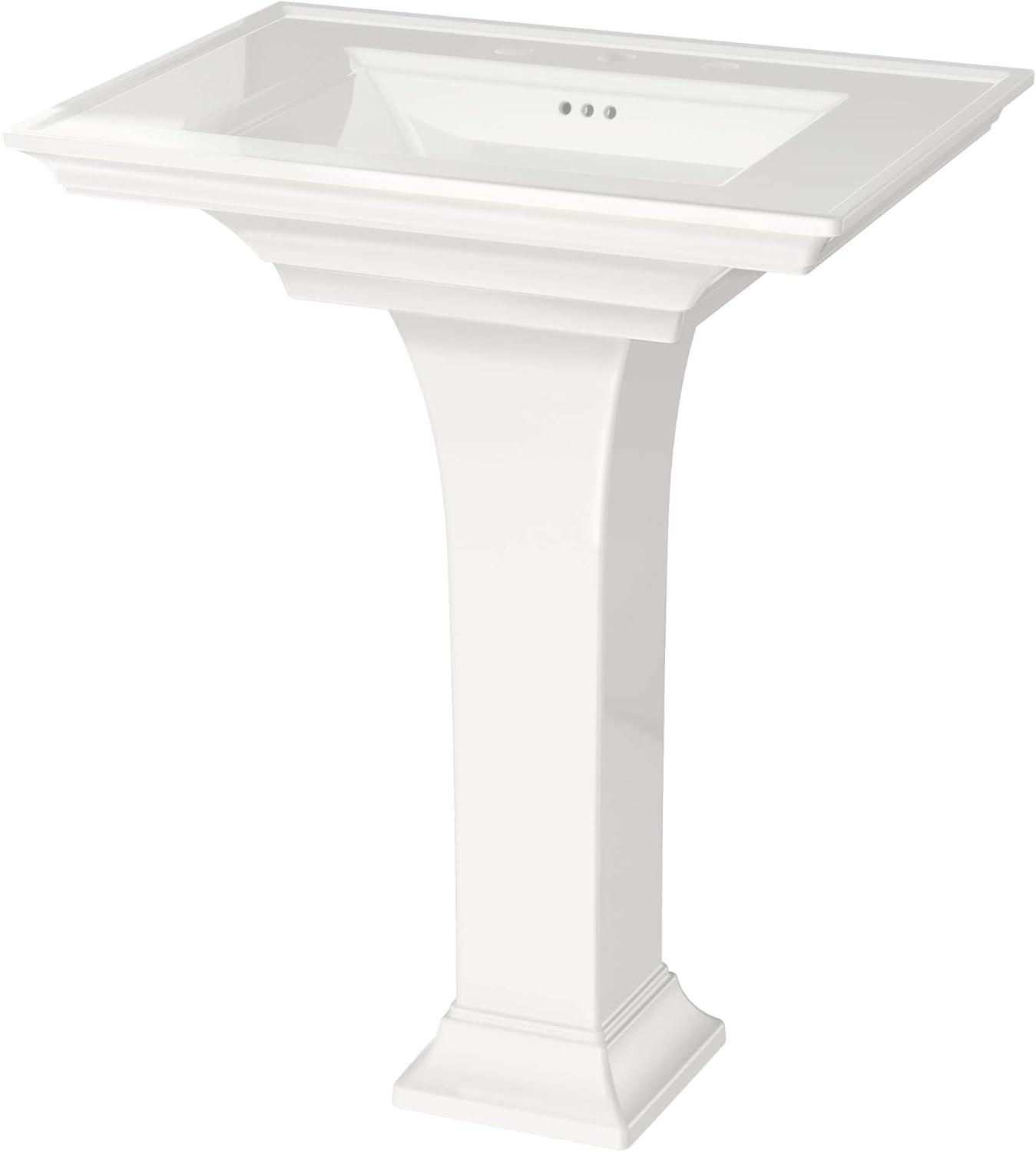 American Standard Town Square S 22.5'' Ceramic Rectangular Bathroom Sink with Overflow