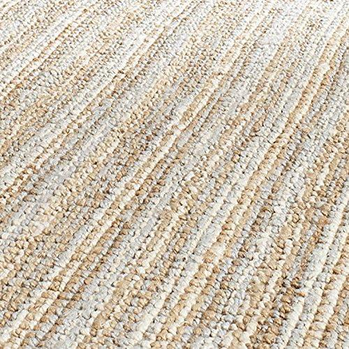 SAFAVIEH Natural Fiber Levi Braided Area Rug, Grey/Natural, 9' x 12'