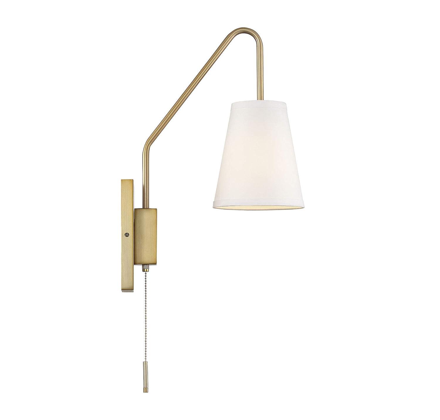 Savoy House Owen 1 - Light Swing Arm Lamp in  Warm Brass