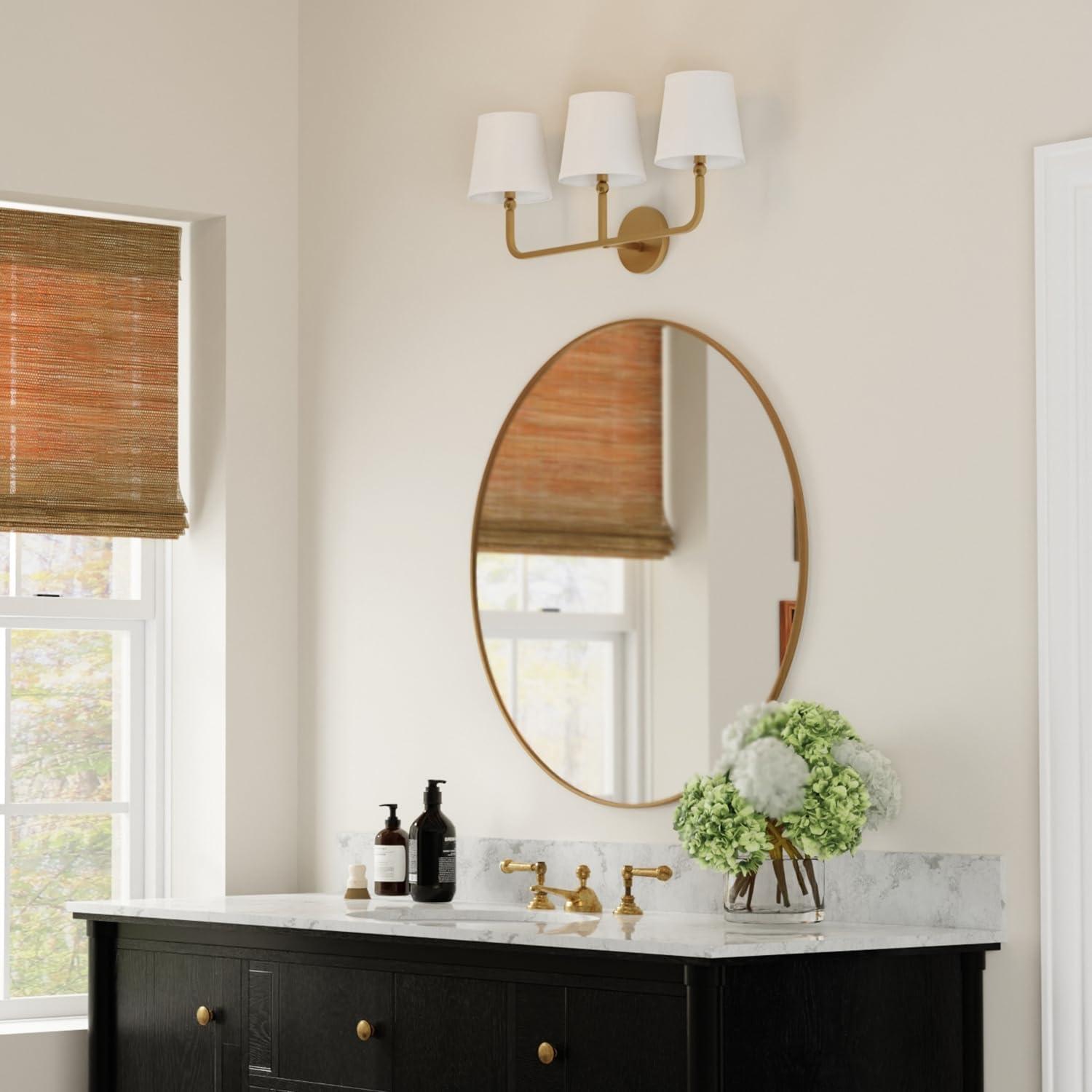 Capital Lighting - Dawson - 3 Light Transitional Bath Vanity Approved for Damp
