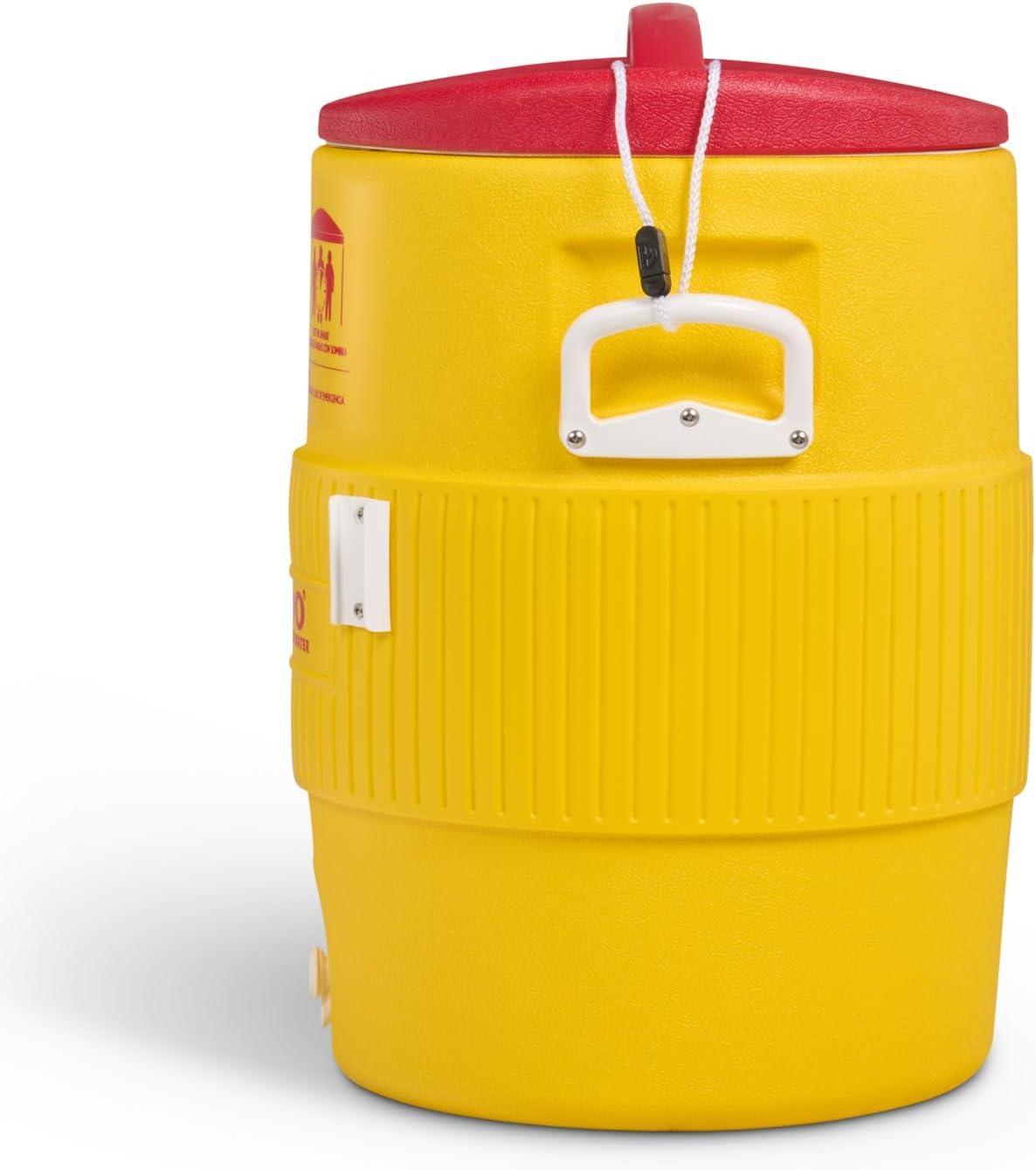 385-4101 400 Series Coolers, 10 gal, Red/Yellow