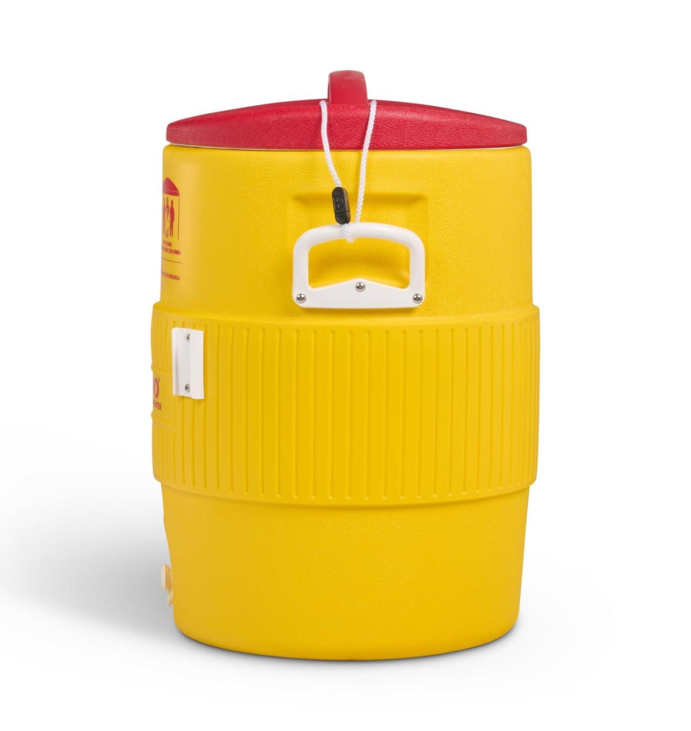 385-4101 400 Series Coolers, 10 gal, Red/Yellow