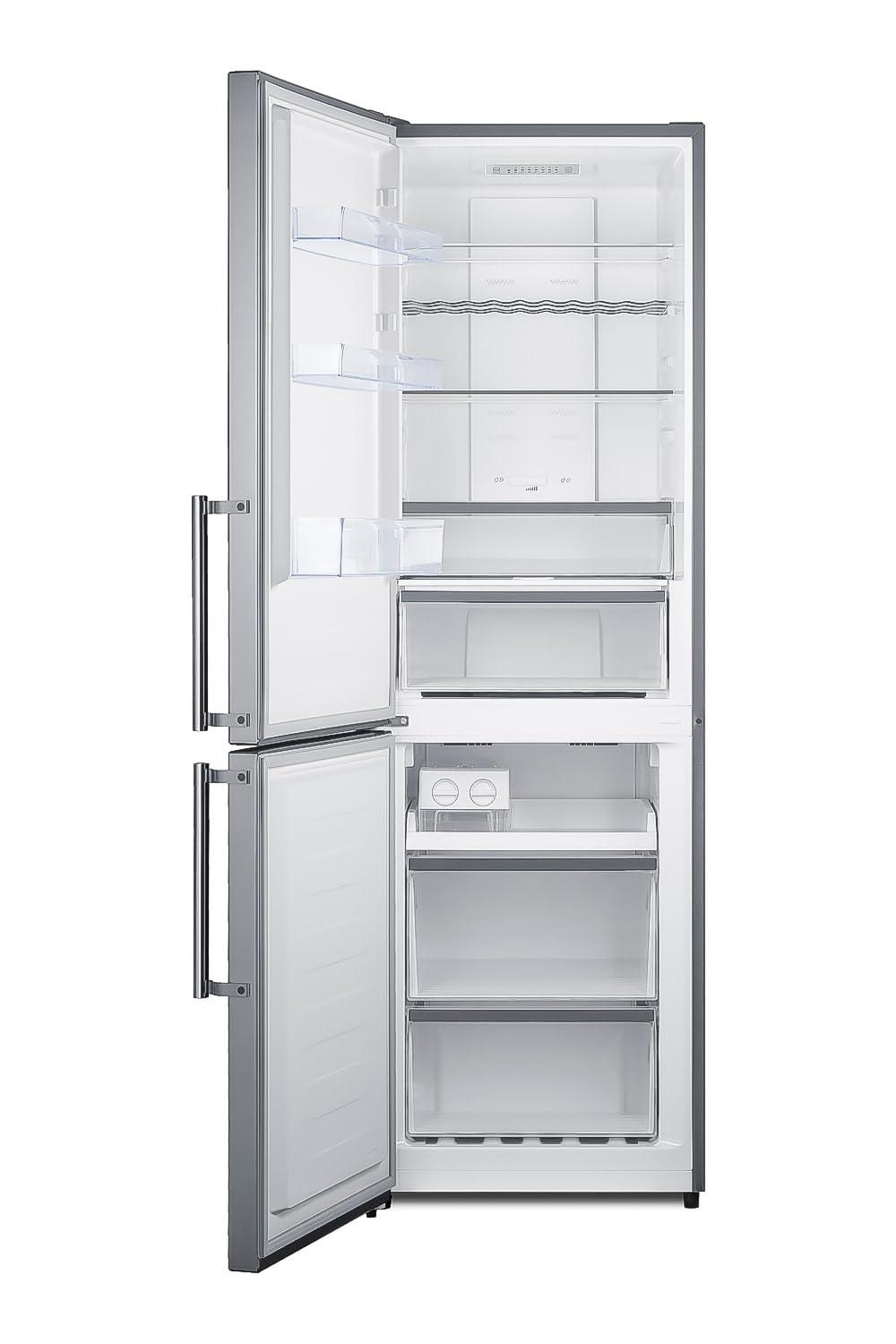 SUMMIT 24" Wide Bottom Freezer Refrigerator