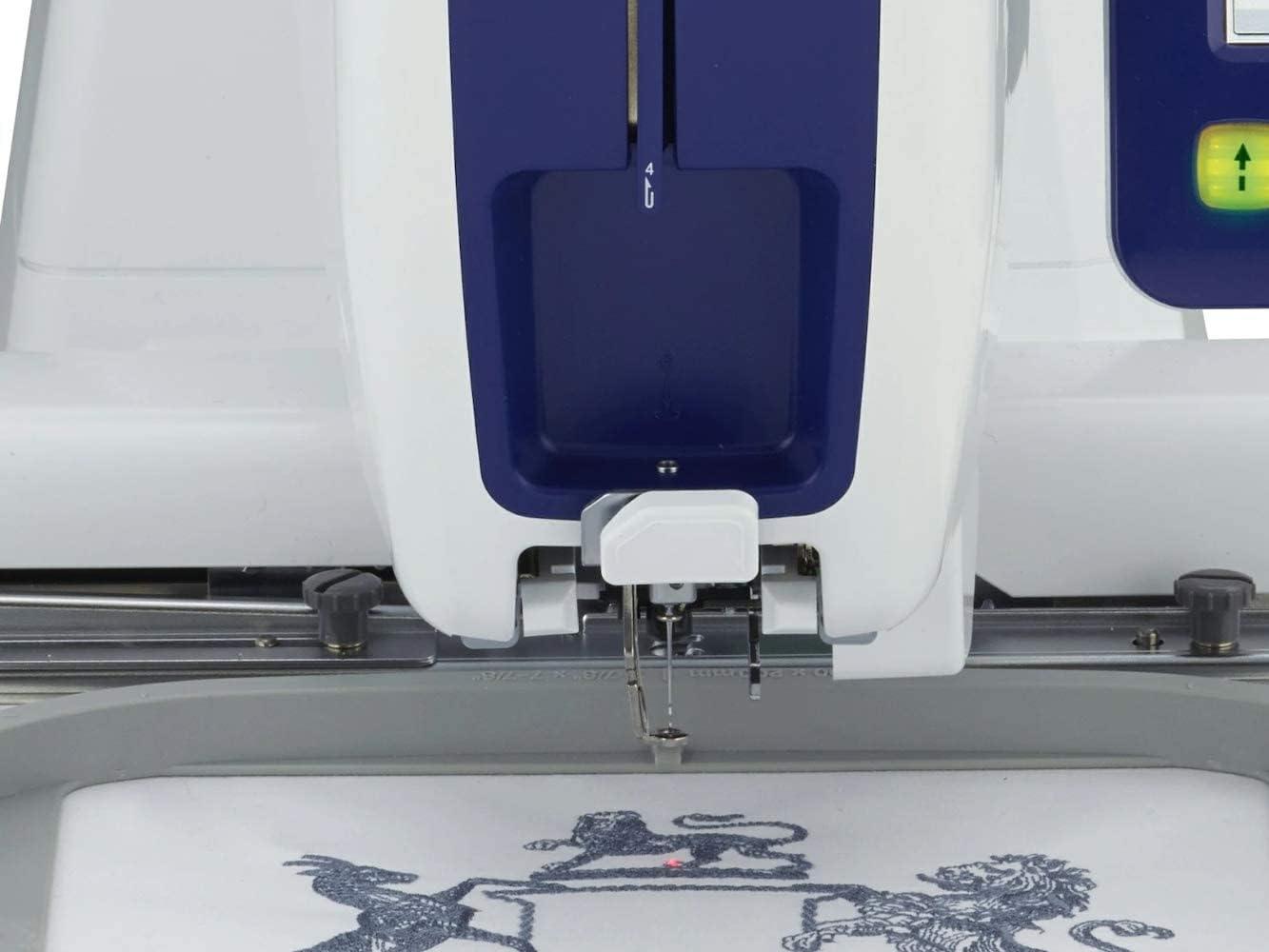 Brother Persona PRS100 Single Needle Embroidery Machine, 63-Piece Thread Set, 20 Bobbins, 100-Piece 75/11 Embroidery Needles, Stabilizer Roll