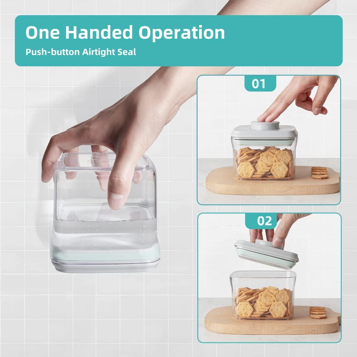 Clear BPA-Free Rectangular Airtight Food Container Set