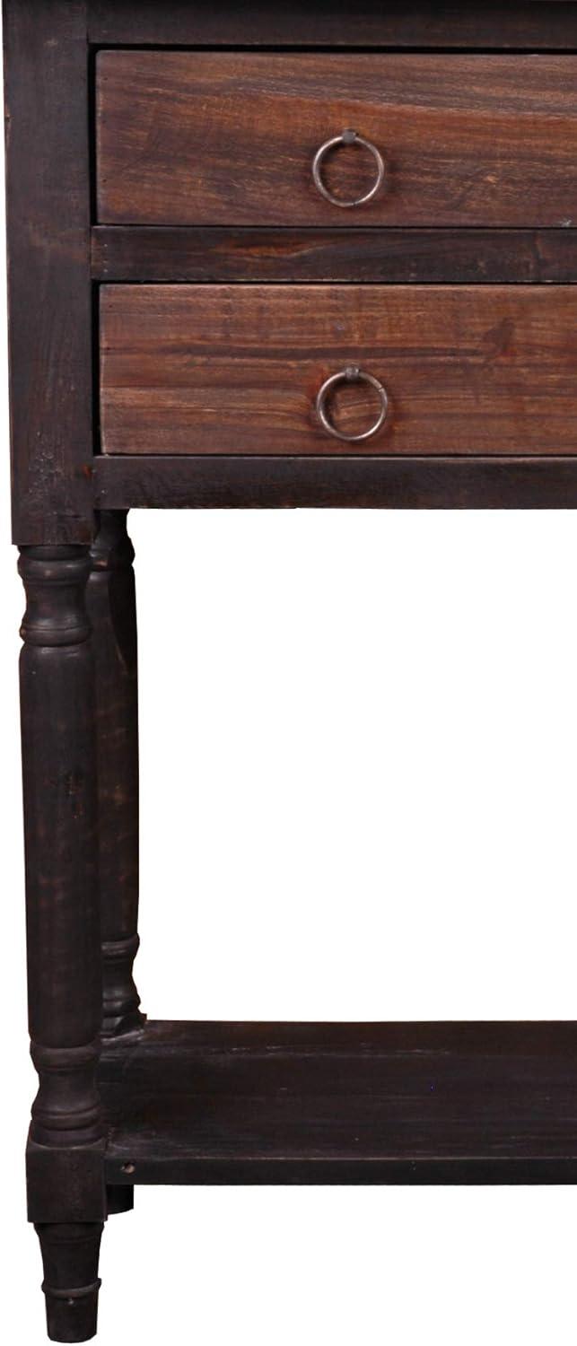 Talbotton Solid Wood Top 2 - Drawer End Table