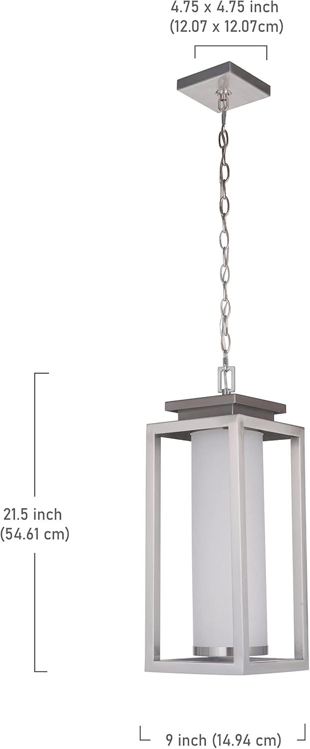 Stainless Steel LED Cylinder Pendant Light for Indoor/Outdoor