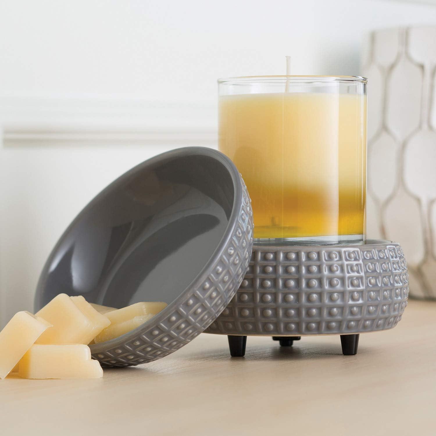 Slate 2-In-1 Candle and Fragrance Warmer For Candles And Wax Melts from Candle Warmers Etc.