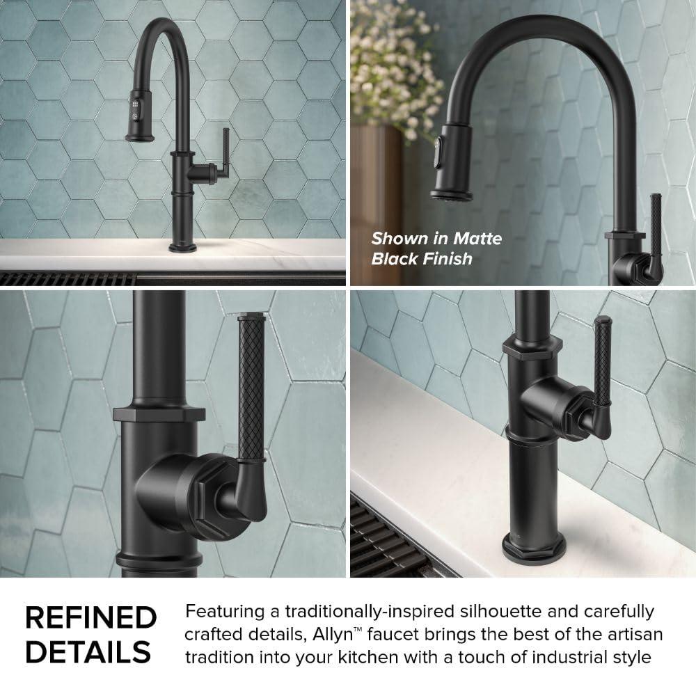 KRAUS Allyn Pull-Down Single Handle Kitchen Faucet