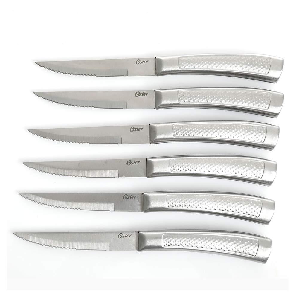 Oster Oster Wellisford Stainless Steel Kitchen Knife Cutlery Set With Block, 14 Piece