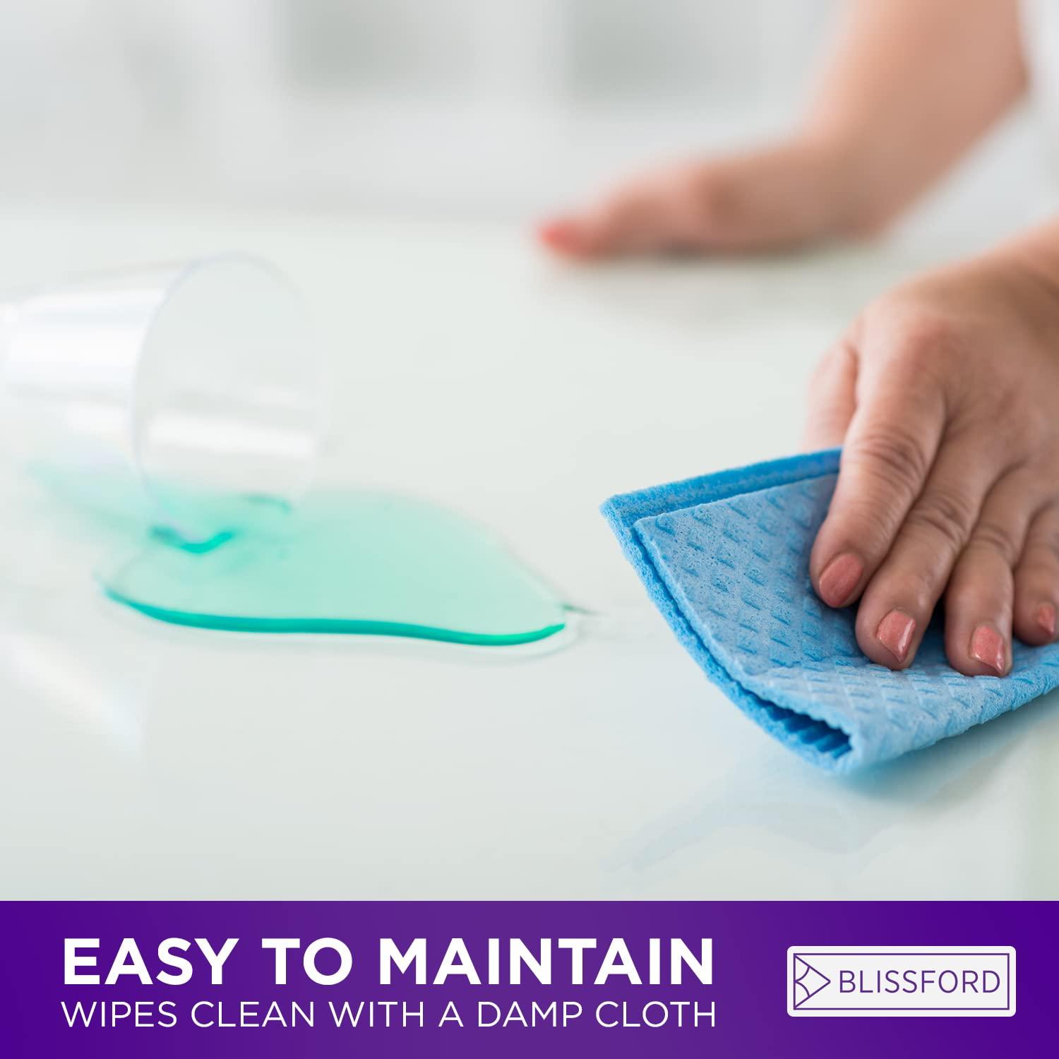 ShopBedding Plastic Mattress Protector - Heavy Duty Cover for Bedwetting Adult, Child or Pet, Waterproof Fitted Vinyl Sheet – Twin XL - Blissford