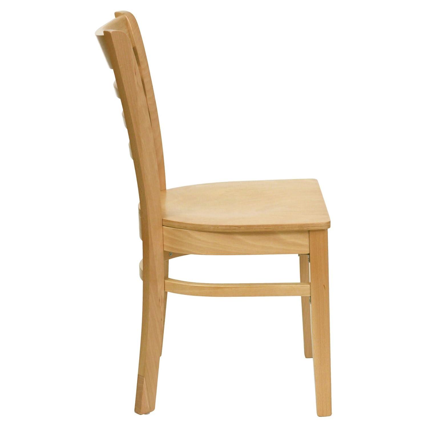 Red Barrel Studio® Ladder Back Wooden Restaurant Chair