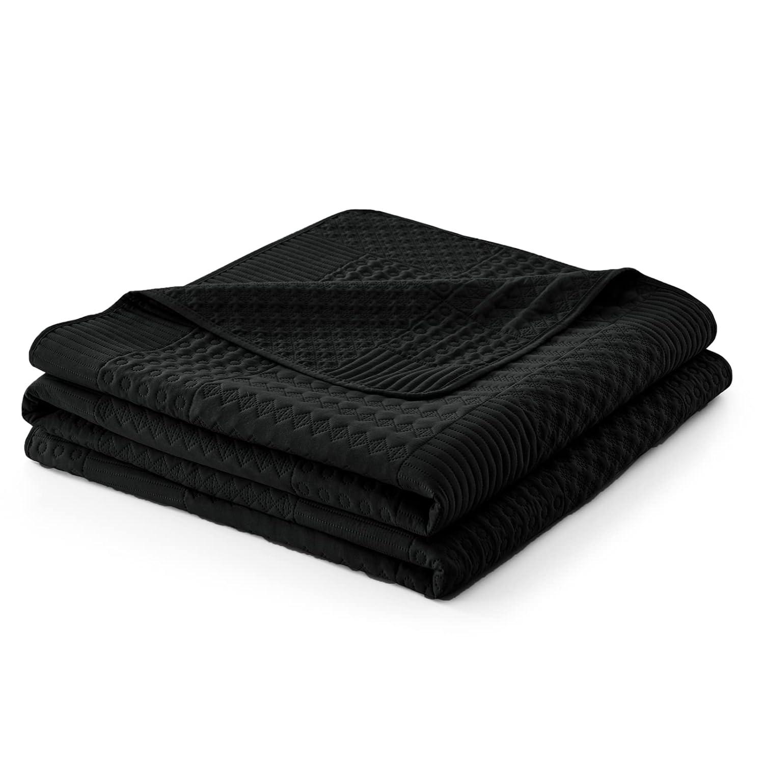 Madison Park Keaton Barwick Reversible Solid 3 Piece Quilt Set