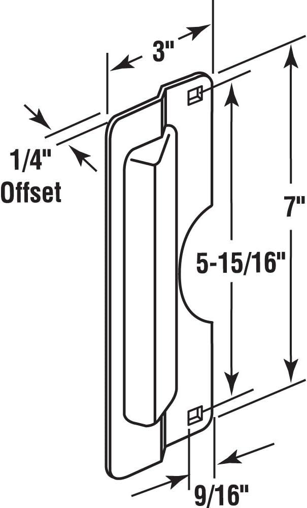 Heavy Duty Polished Brass Steel Latch Guard Plate Cover