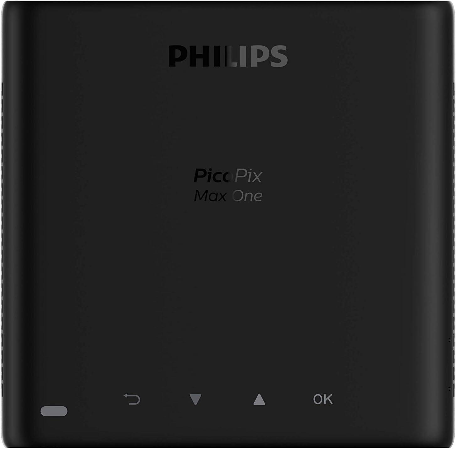 Philips Black Compact LED DLP Projector with Bluetooth