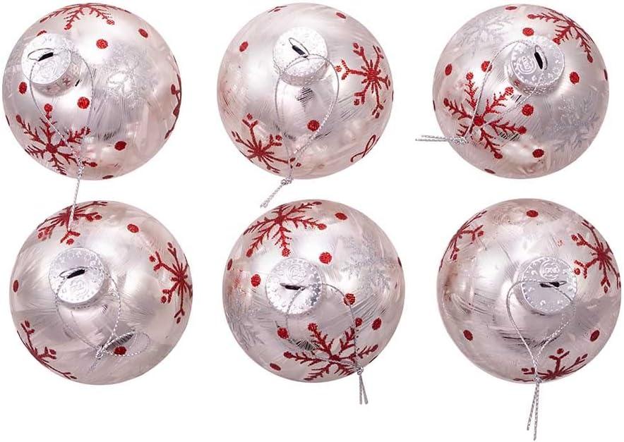 Kurt Adler Glass Christmas Ball Ornament (Set of 6)