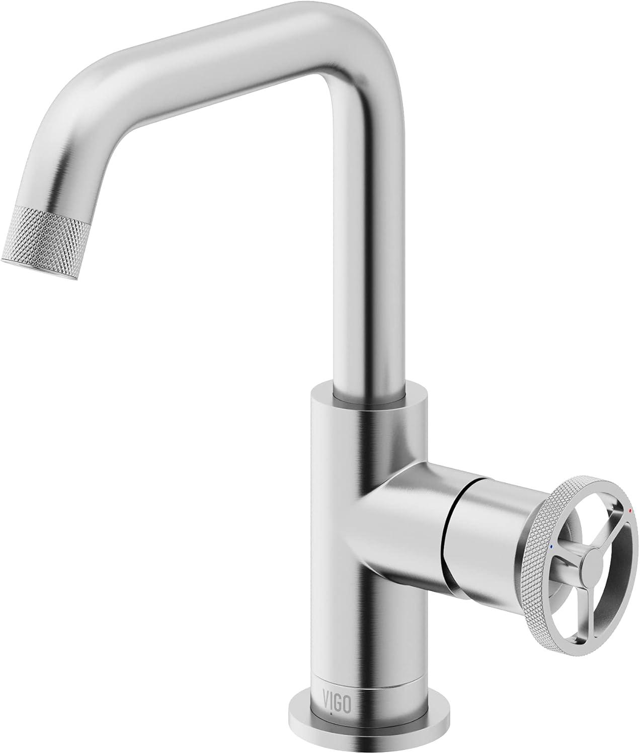 Cass 9" H Single Handle Single Hole Bathroom Faucet