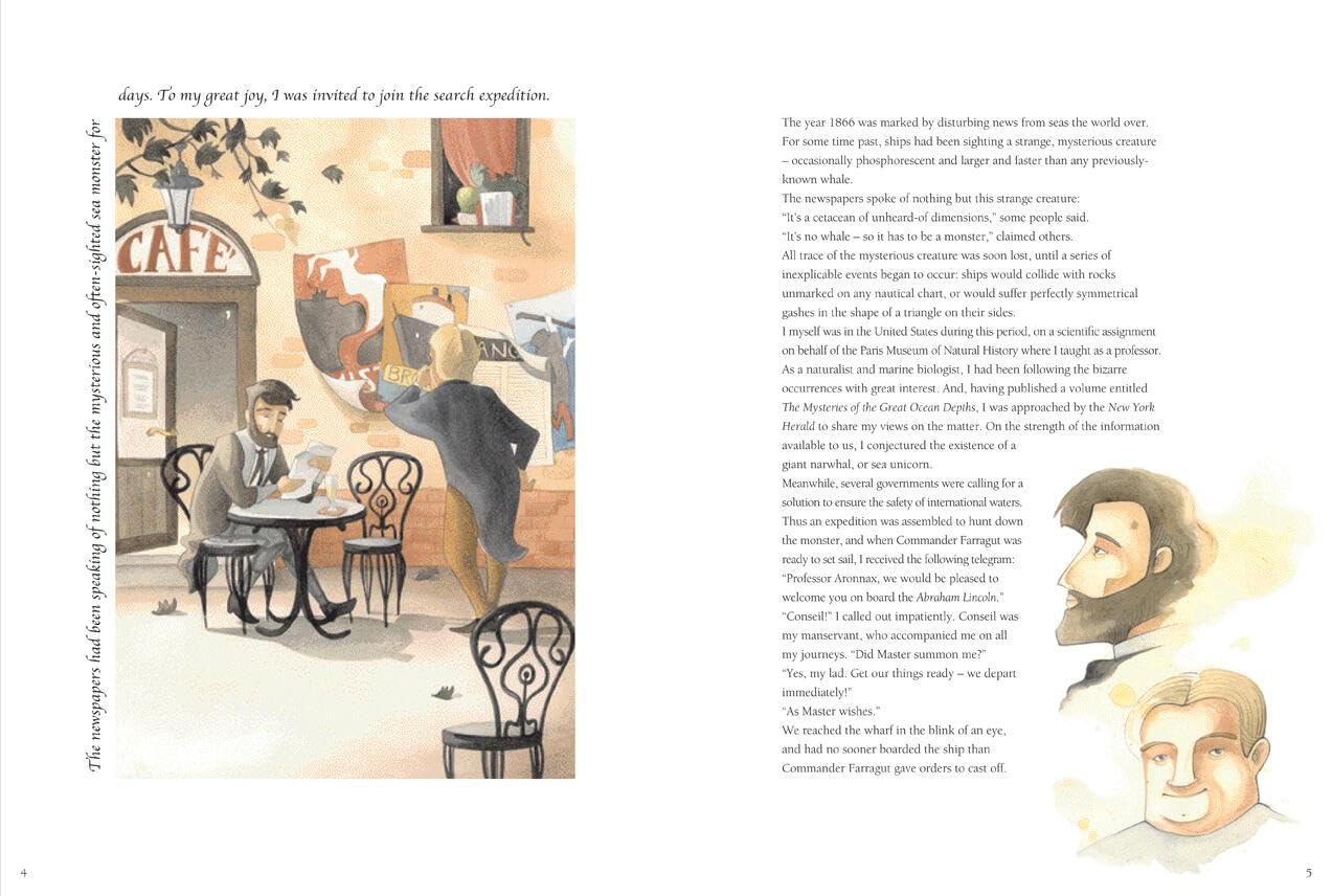 Twenty Thousand Leagues Under the Sea - by  Jules Verne (Hardcover)