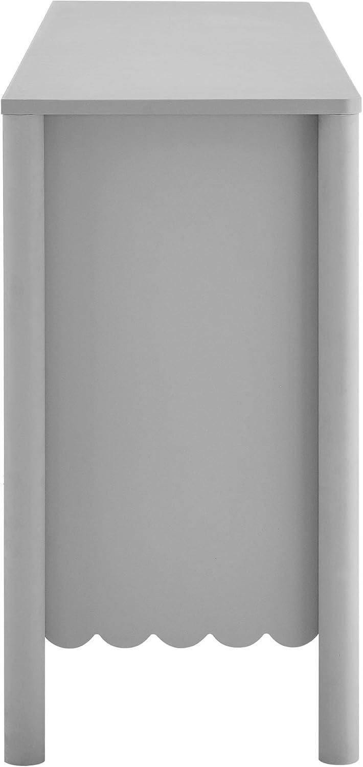 Modway Emmeline 66" 4-Door Scalloped Sideboard Cabinet