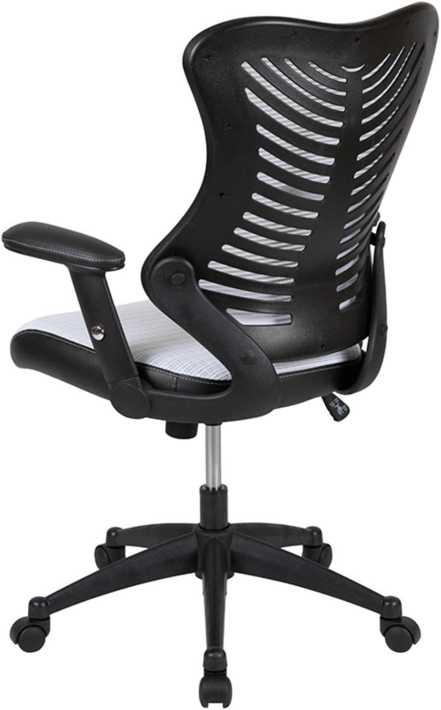 Flash Furniture High Back Designer Mesh Executive Swivel Ergonomic Office Chair with Adjustable Arms