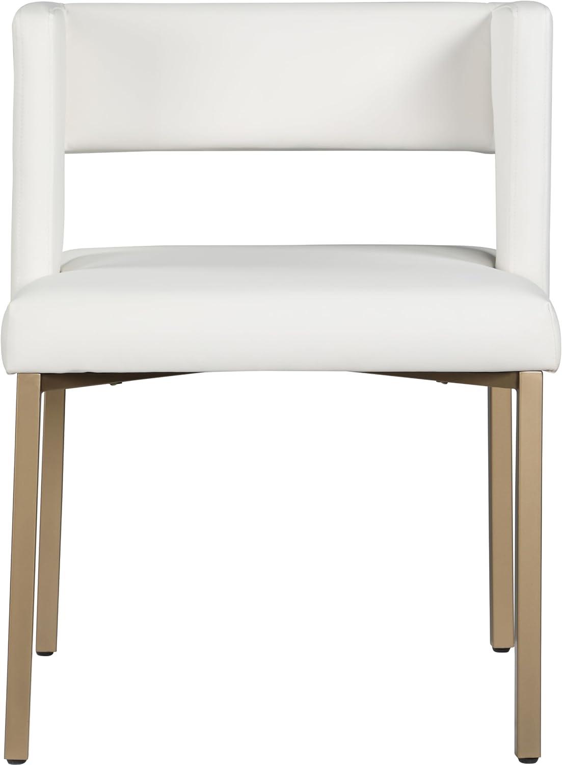 Inga Upholstered Arm Chair in White