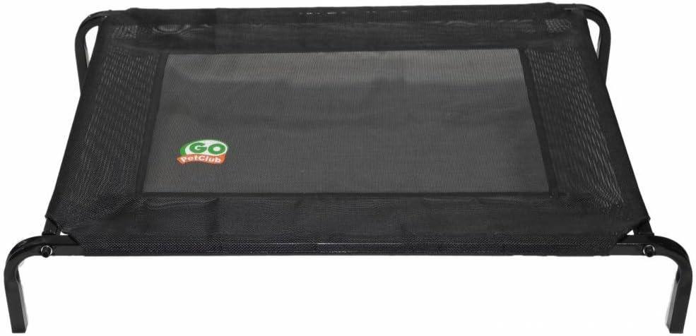 Medium Black Elevated Orthopedic Outdoor Pet Cot