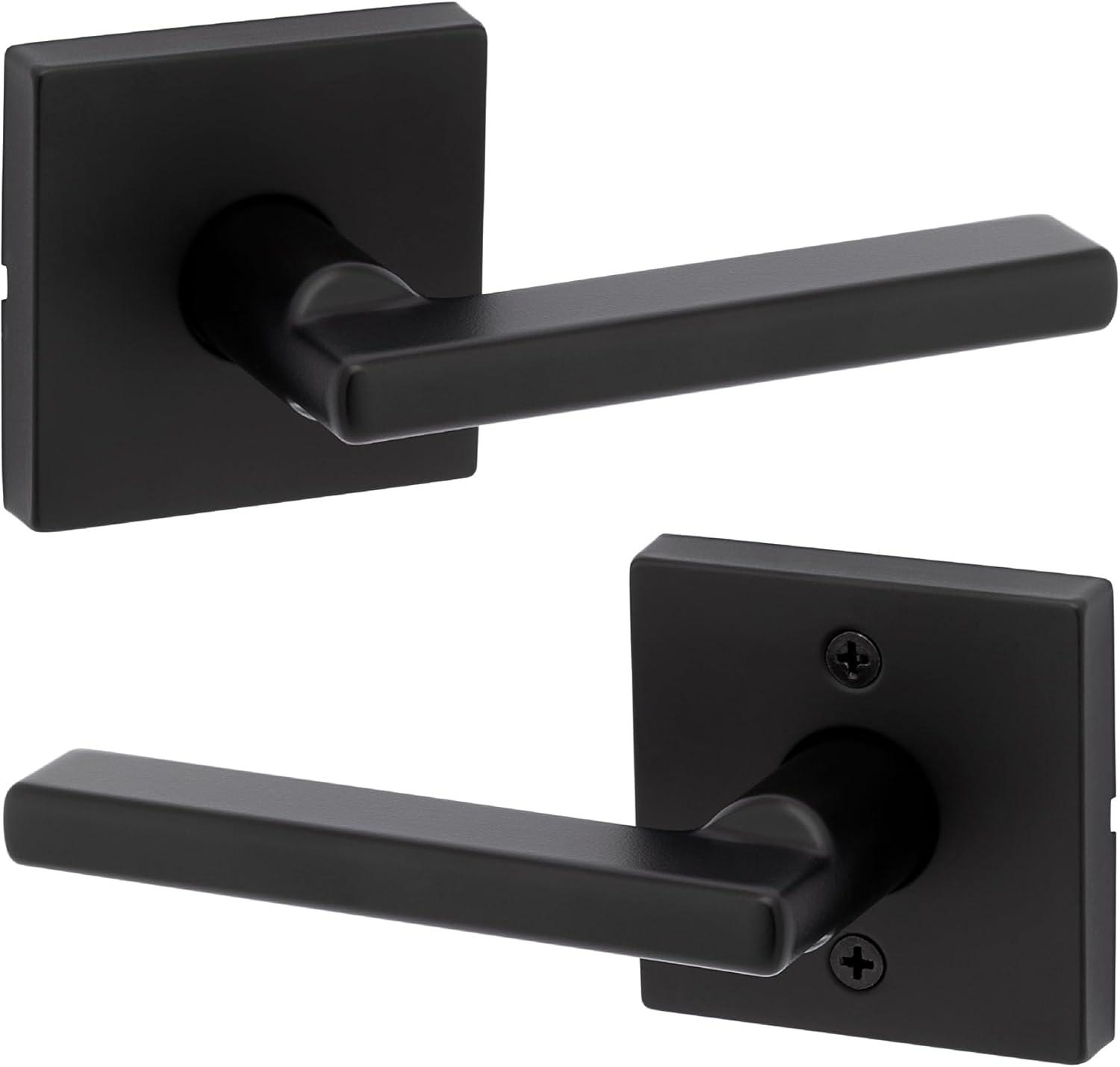 Kwikset Halifax 2 Piece Square Passage Lever Set
