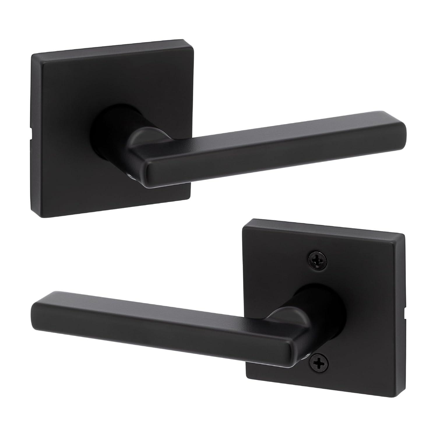 Kwikset Halifax 2 Piece Square Passage Lever Set