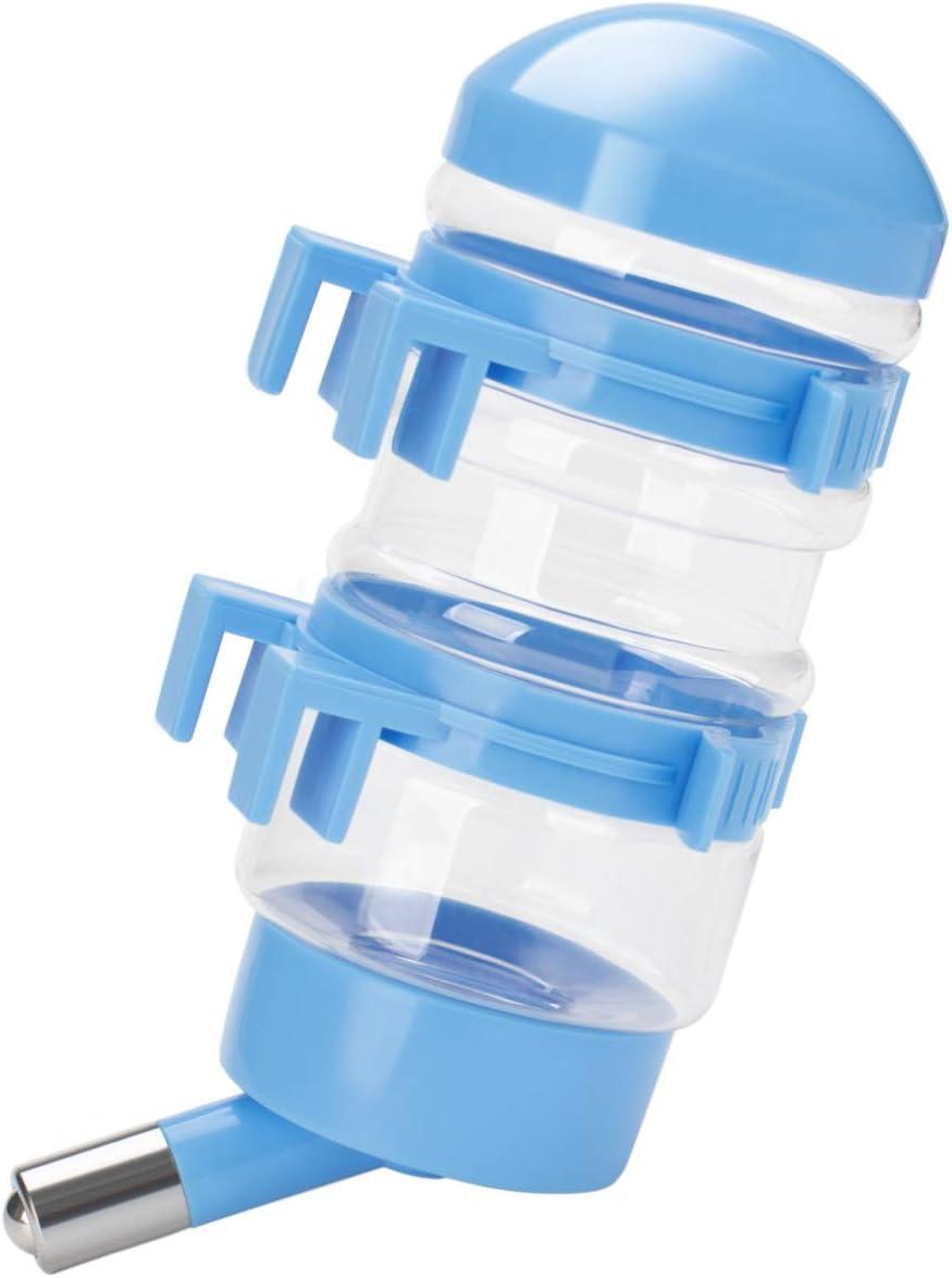 Blue Leakproof Small Pet Water Bottle with Stainless Steel Tip