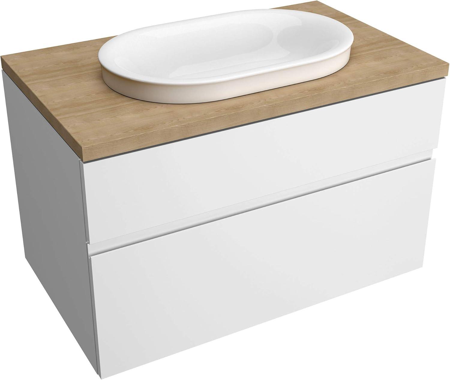 American Standard Studio S 14'' White Vitreous China Oval Bathroom Sink with Overflow