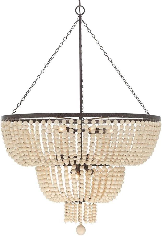 Crystorama Lighting Rylee 12 - Light Chandelier in  Matte Black