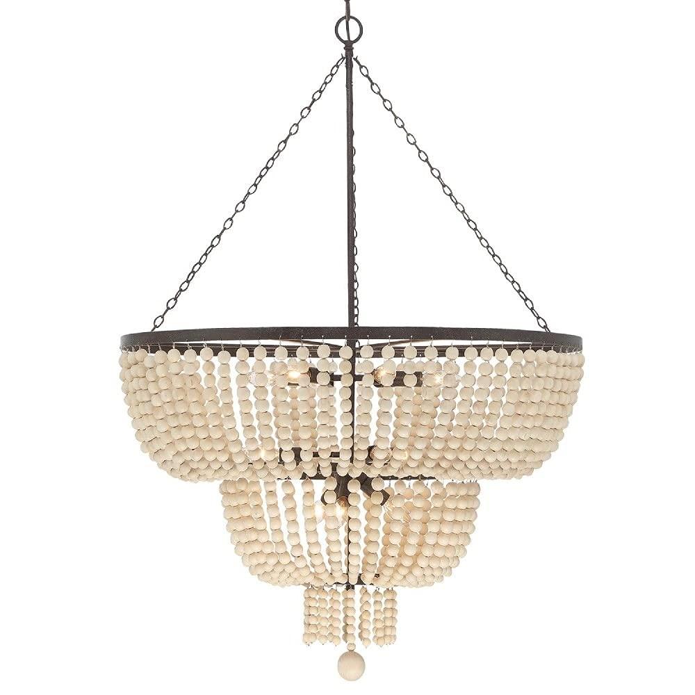 Crystorama Lighting Rylee 12 - Light Chandelier in  Matte Black
