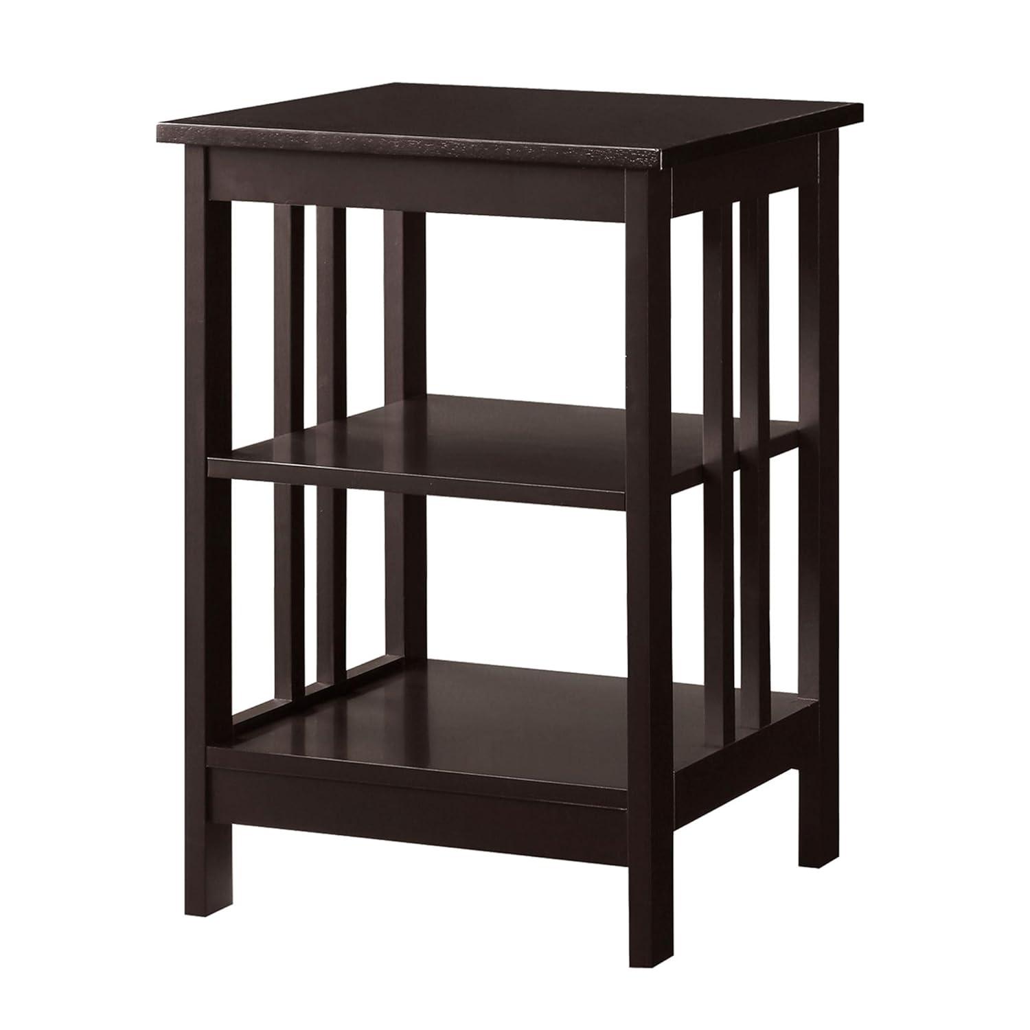 Convenience Concepts Mission End Table, Espresso