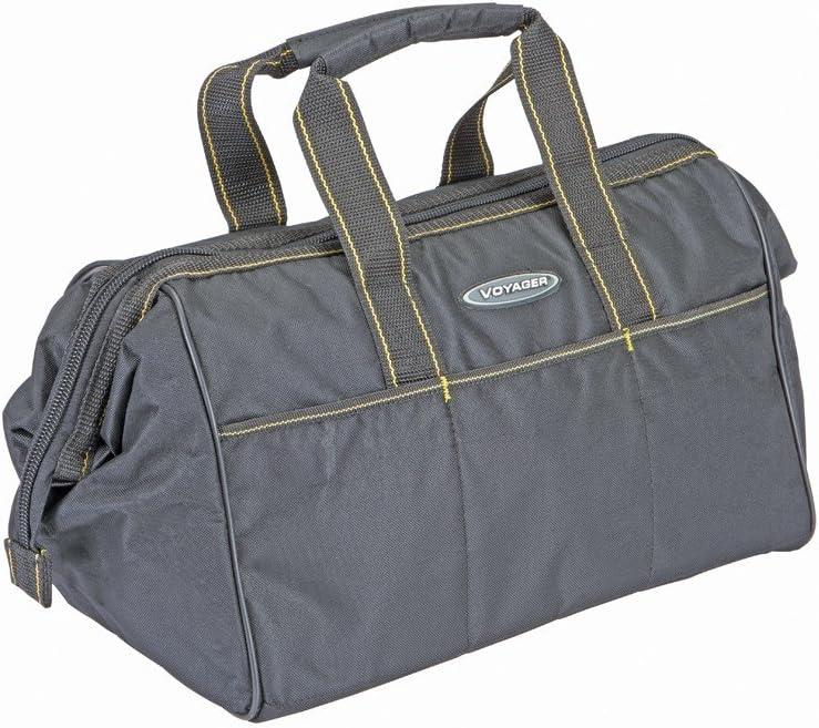 Voyager Gray Heavy Duty Polyester 15-Inch Tool Bag