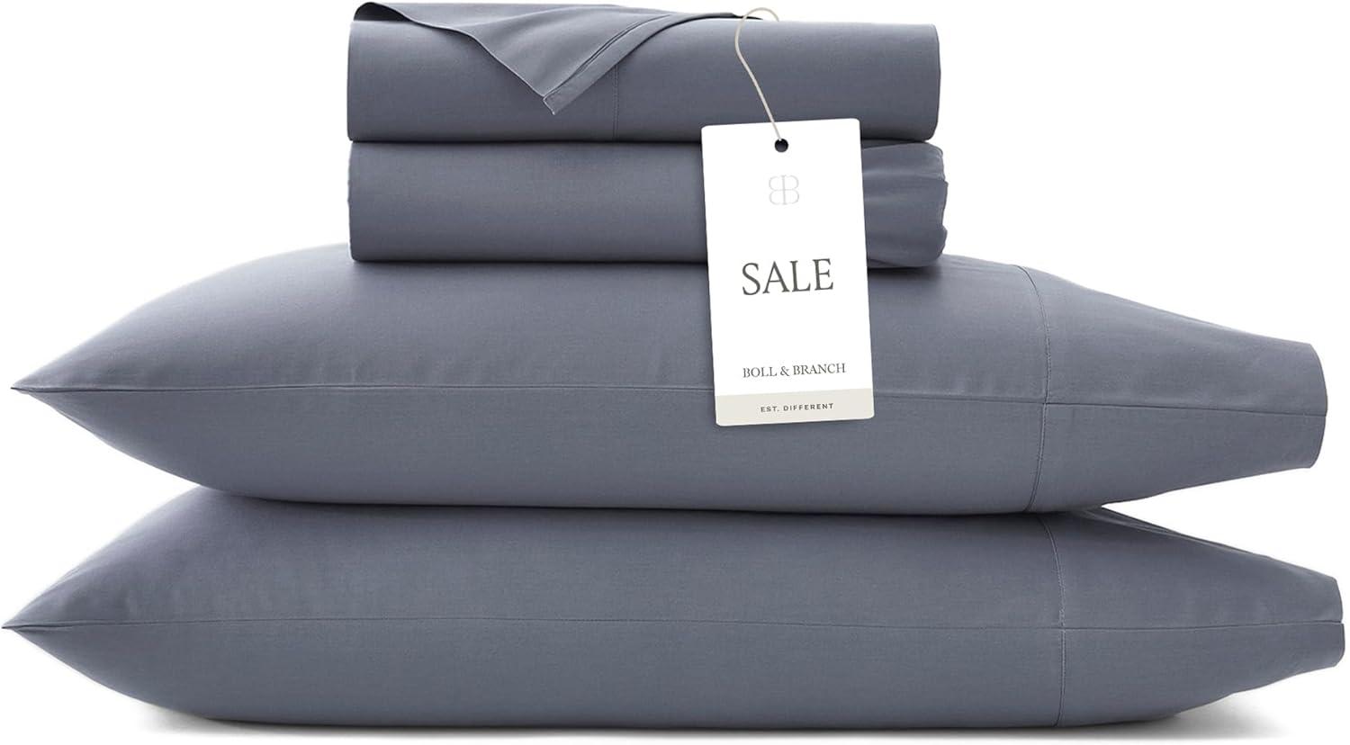 Twin Mineral Organic Cotton Percale Sheet Set